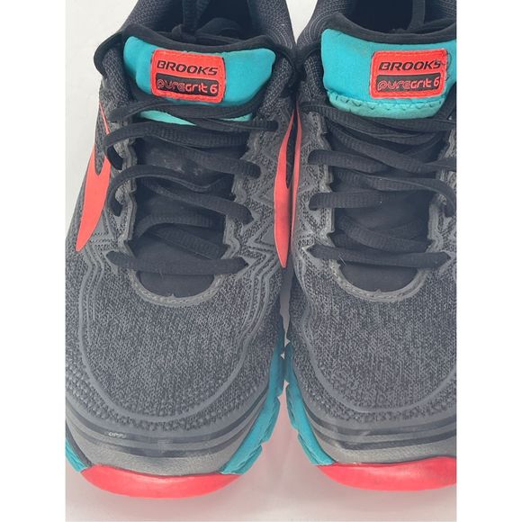 Brooks Sneakers Pure Grit 6 Women Size 7.5 Gray Pink Blue‎ Run Hike - Picture 4 of 14